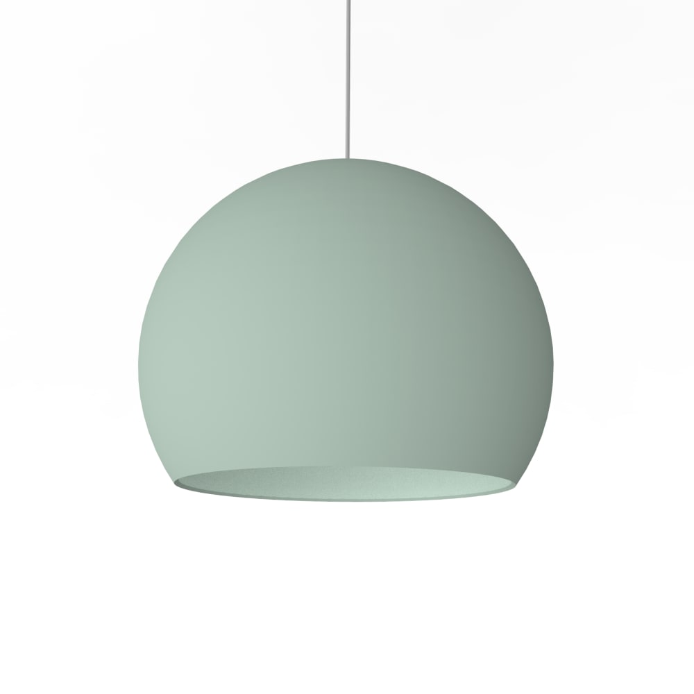 Suspension en métal vert E27