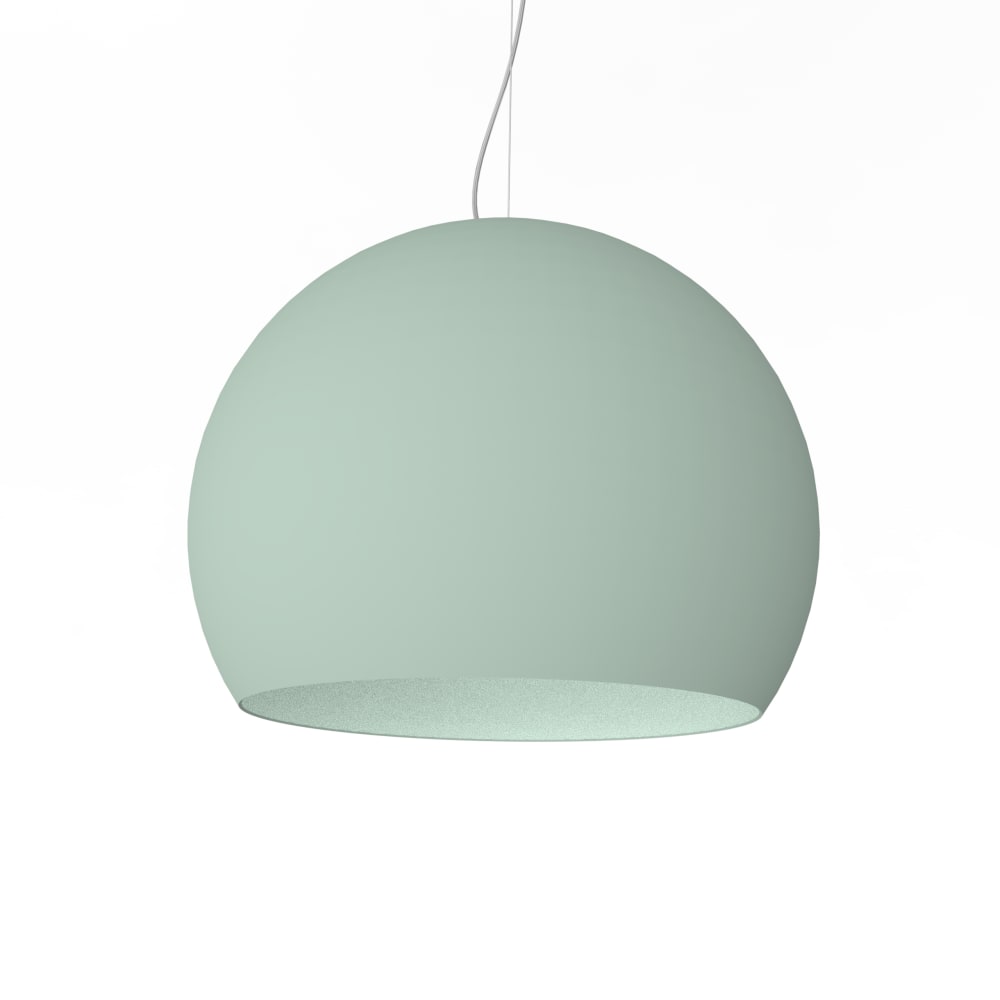 Suspension en métal vert E27