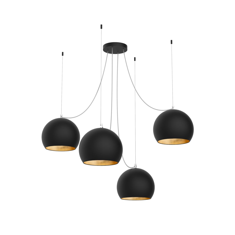 Joe - lampe à suspension en métal doré bianco e27 Joe - lampe à suspension en métal doré bianco e27