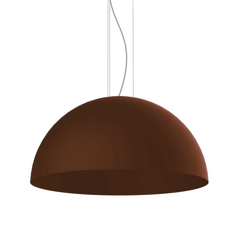 Cassis - lampe à suspension en métal corten e27