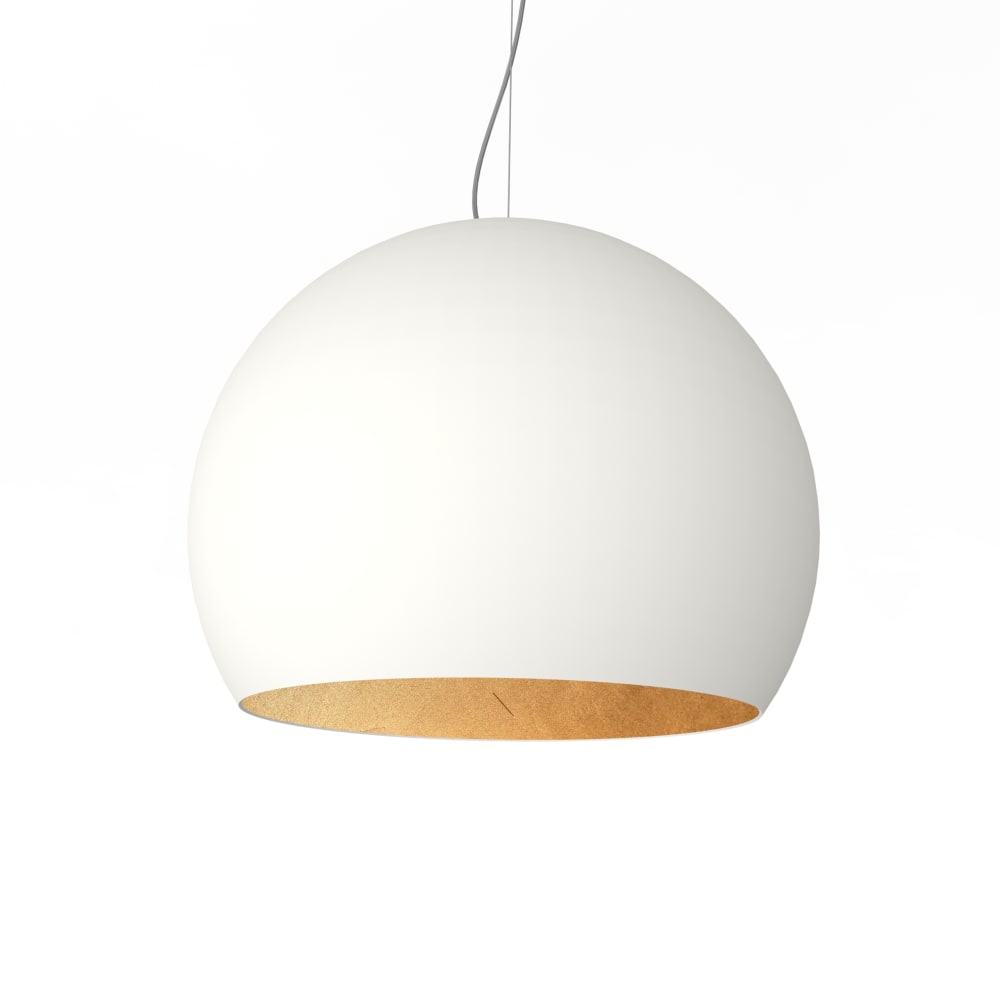 Joe - lampe à suspension en métal doré bianco e27 Joe - lampe à suspension en métal doré bianco e27