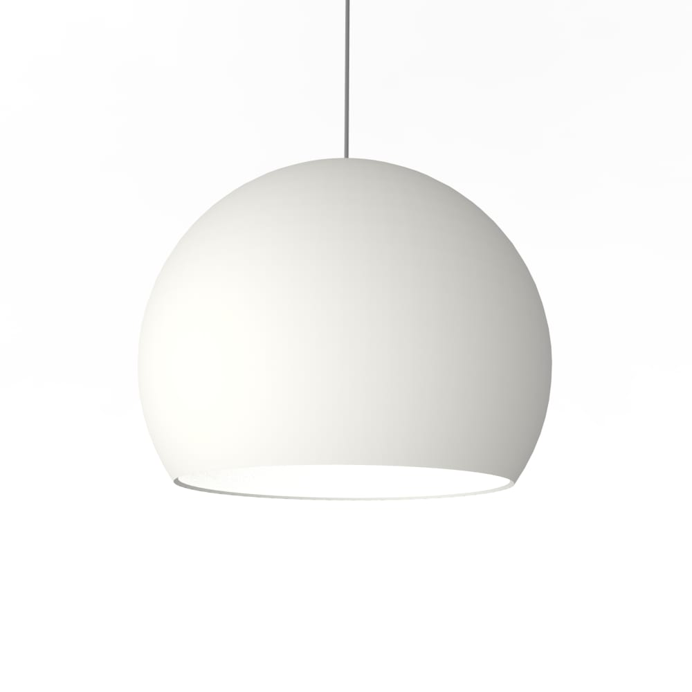 Joe - lampe à suspension en métal blanc e27 — vue 4