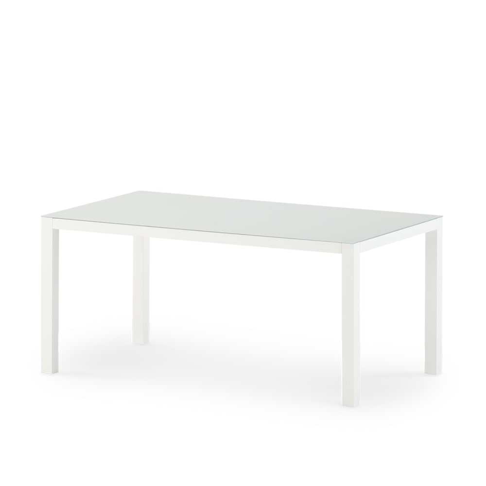 Table de salle à manger 160×90 cm blanche