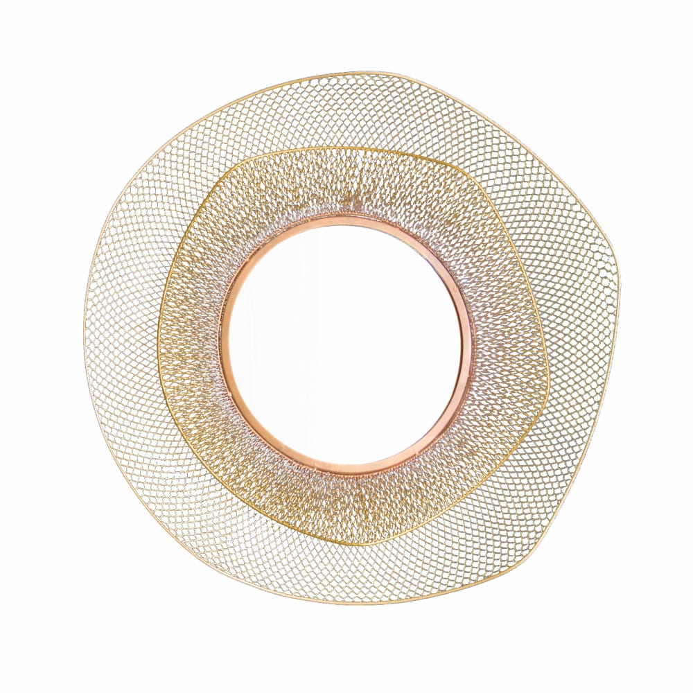 Miroir en métal forme organique 79 cm