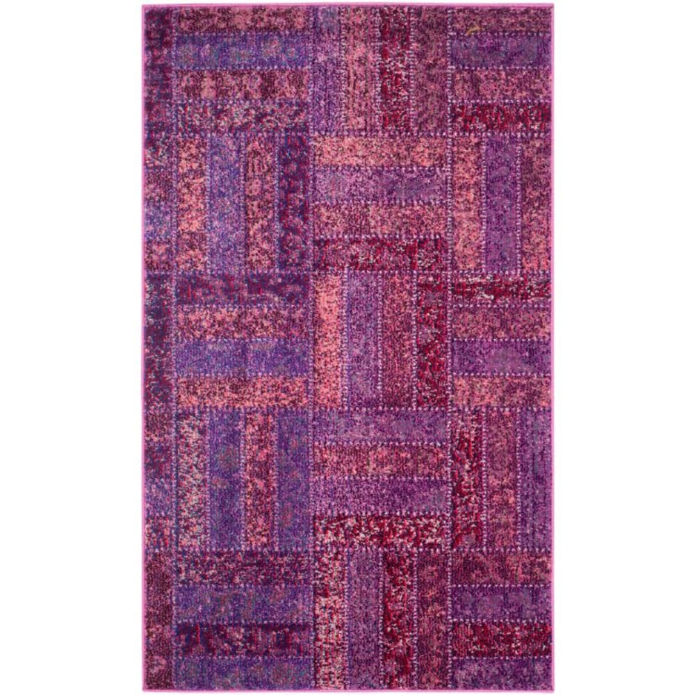 Tapis violet 122 x 170
