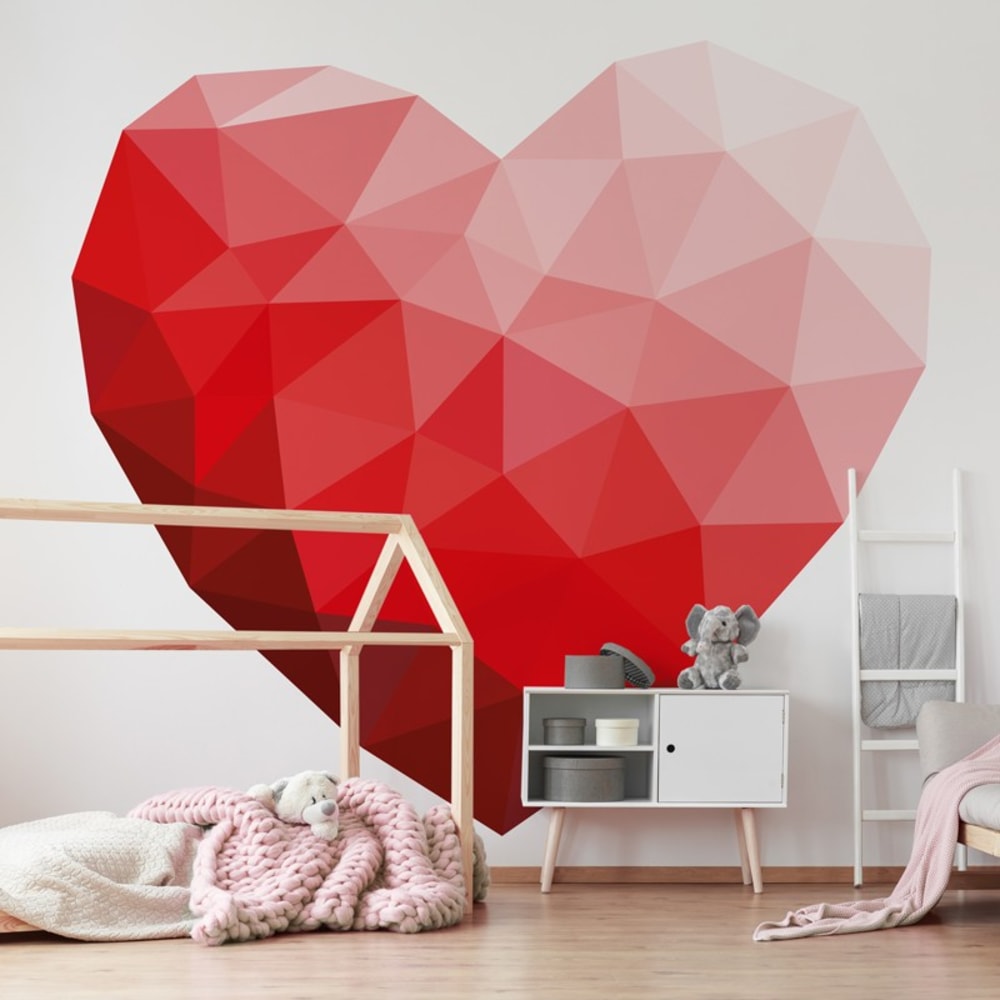 Papier Peint Panoramique L240xH270cm Rouge (99Déco) - Image 2