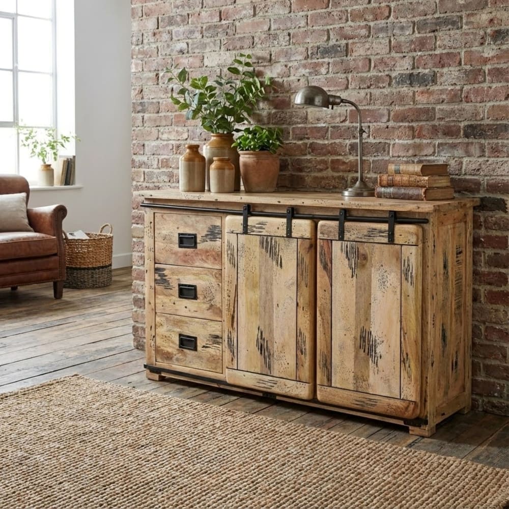 Madia in legno di mango marrone - Milani Home