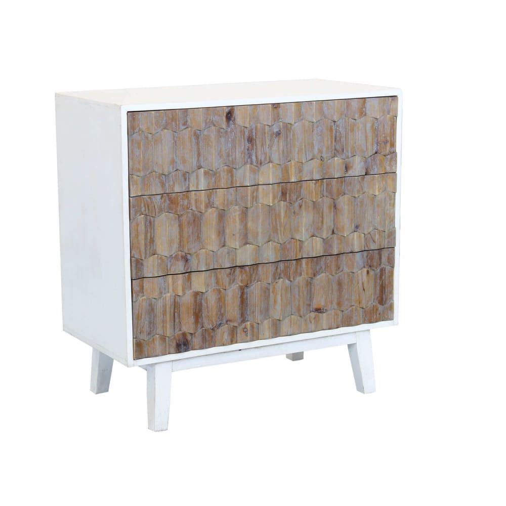 Cassettiera in legno bianca - Milani Home