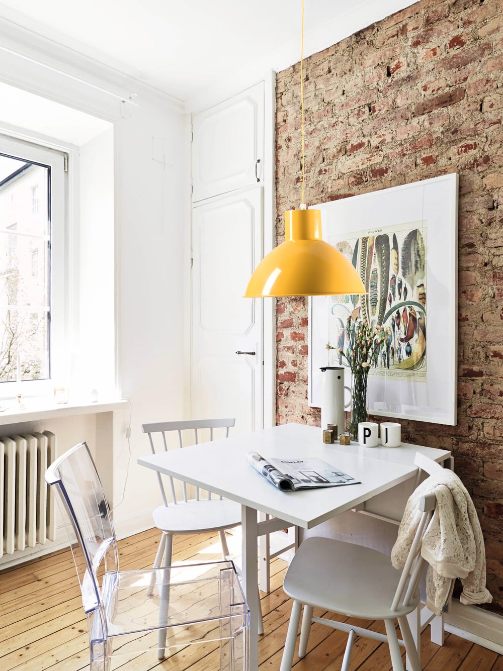 Lámpara techo pantalla metálica mostaza - Maisons du Monde