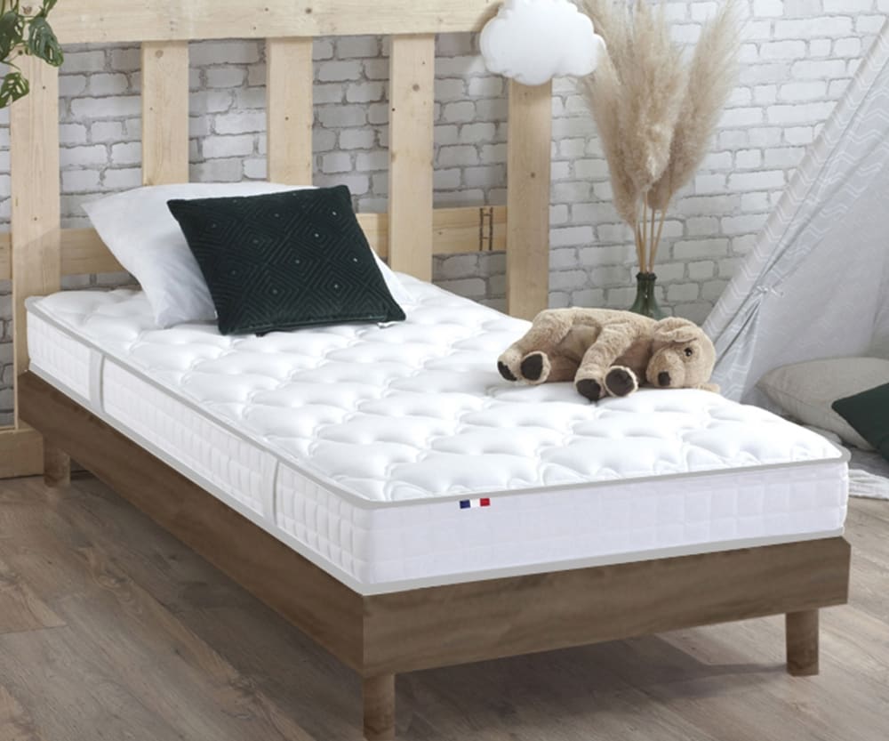 Sommier en kit a latte chêne gris 90x190 - Maisons du Monde