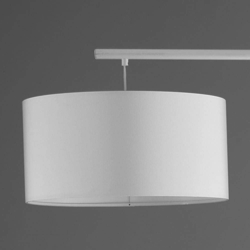 Lampadaire en métal blanc h210 x p220 x l40 — vue 4