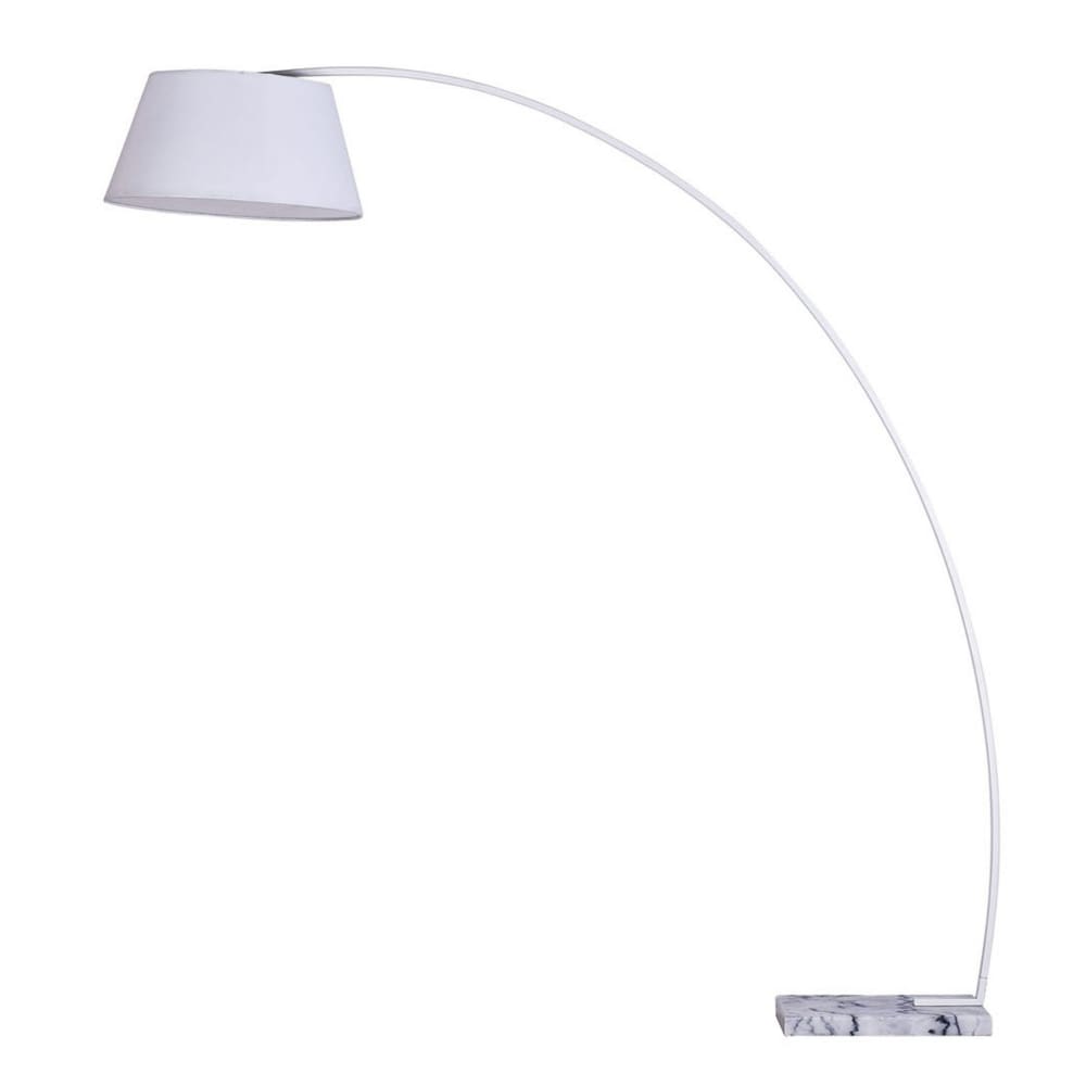 Lampadaire en métal blanc h205 x l160 x p50 — vue 4