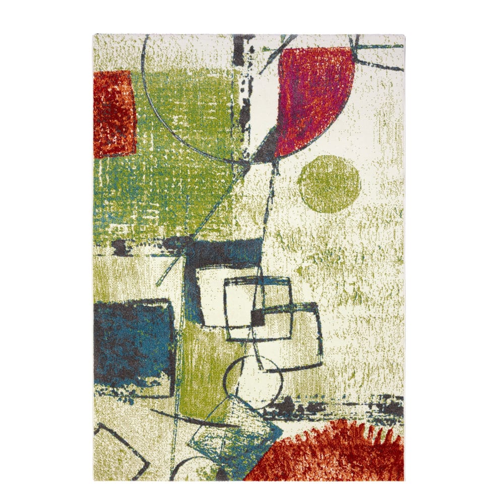 Tappeto bagno 100% polipropilene multicolore cm.60 x 110 - Multicolore - PVC - Cloruro di polivinile