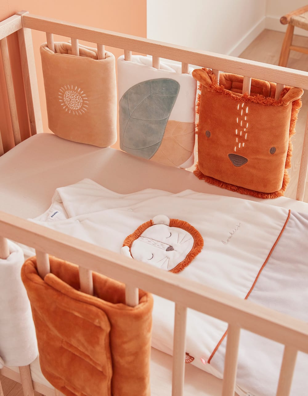 Protège barreaux pour lits et parcs bébé, multicolore - image 3