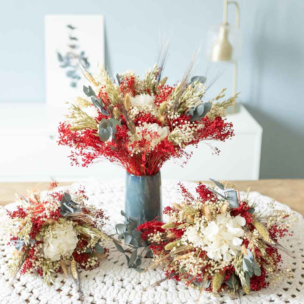 Bouquet de fleurs séchées L JEANNE