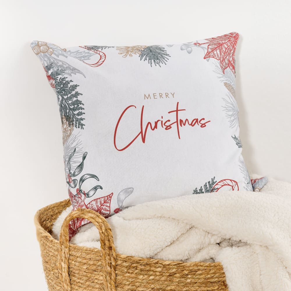 Funda de cojín navidad 100% algodón mulitcolor 50x50 cm - Maisons du Monde