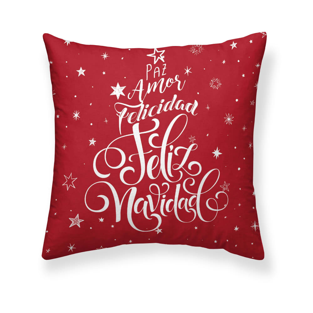 Funda de cojín navidad 100% algodón mulitcolor 50x50 cm