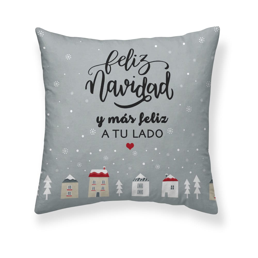 Funda de cojín navidad 100% algodón mulitcolor 50x50 cm