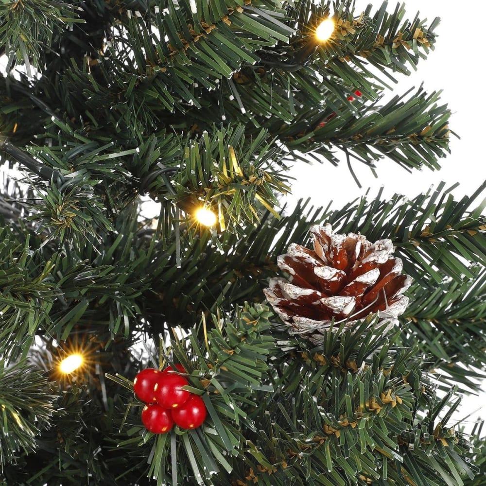 Künstlicher Weihnachtsbaum Creston Grün Kunststoff H90xB45xL45cm