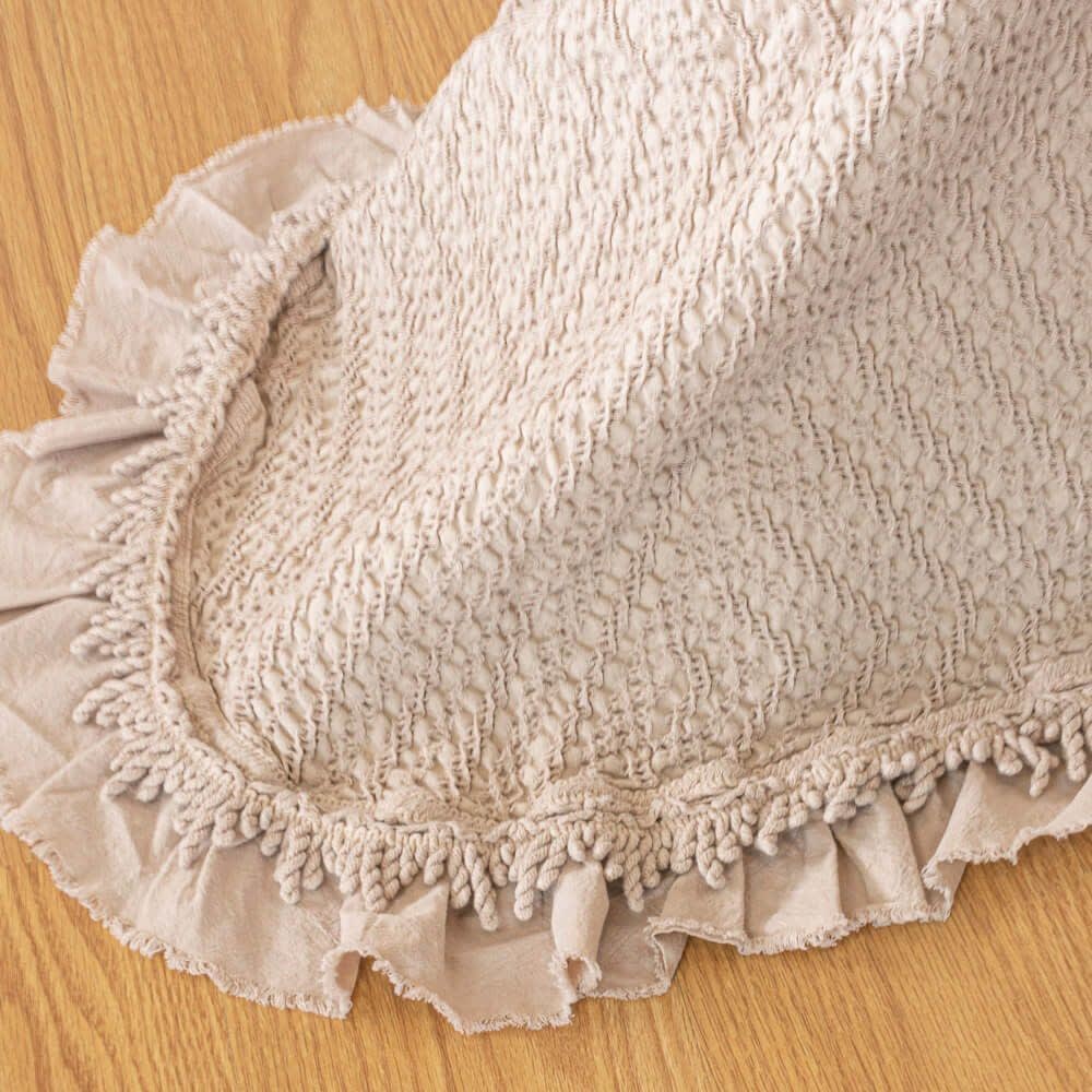 Colcha 100% algodón marrón - Maisons du Monde