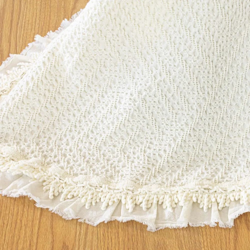 Colcha 100% algodón marfil - Maisons du Monde