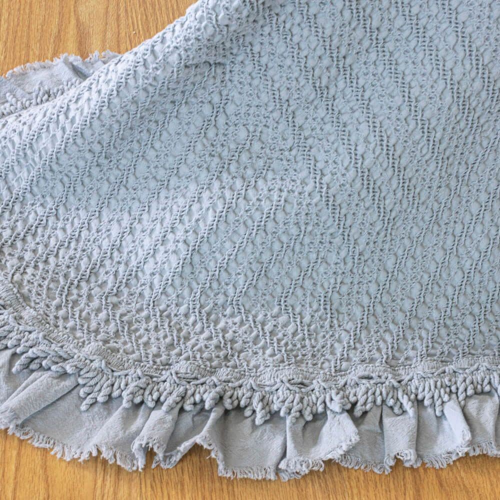 Colcha 100% algodón gris - Maisons du Monde