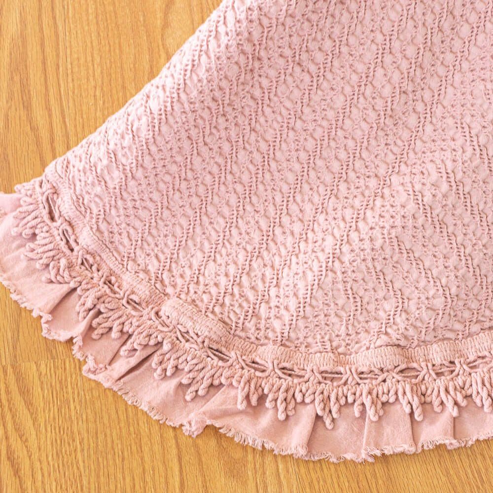Colcha 100% algodón rosa palo - Maisons du Monde