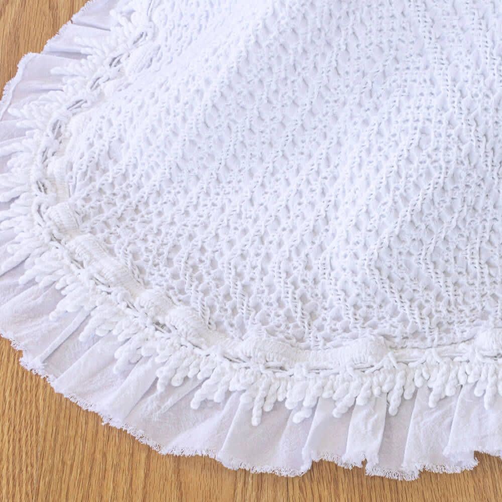 Colcha 100% algodón blanco - Maisons du Monde