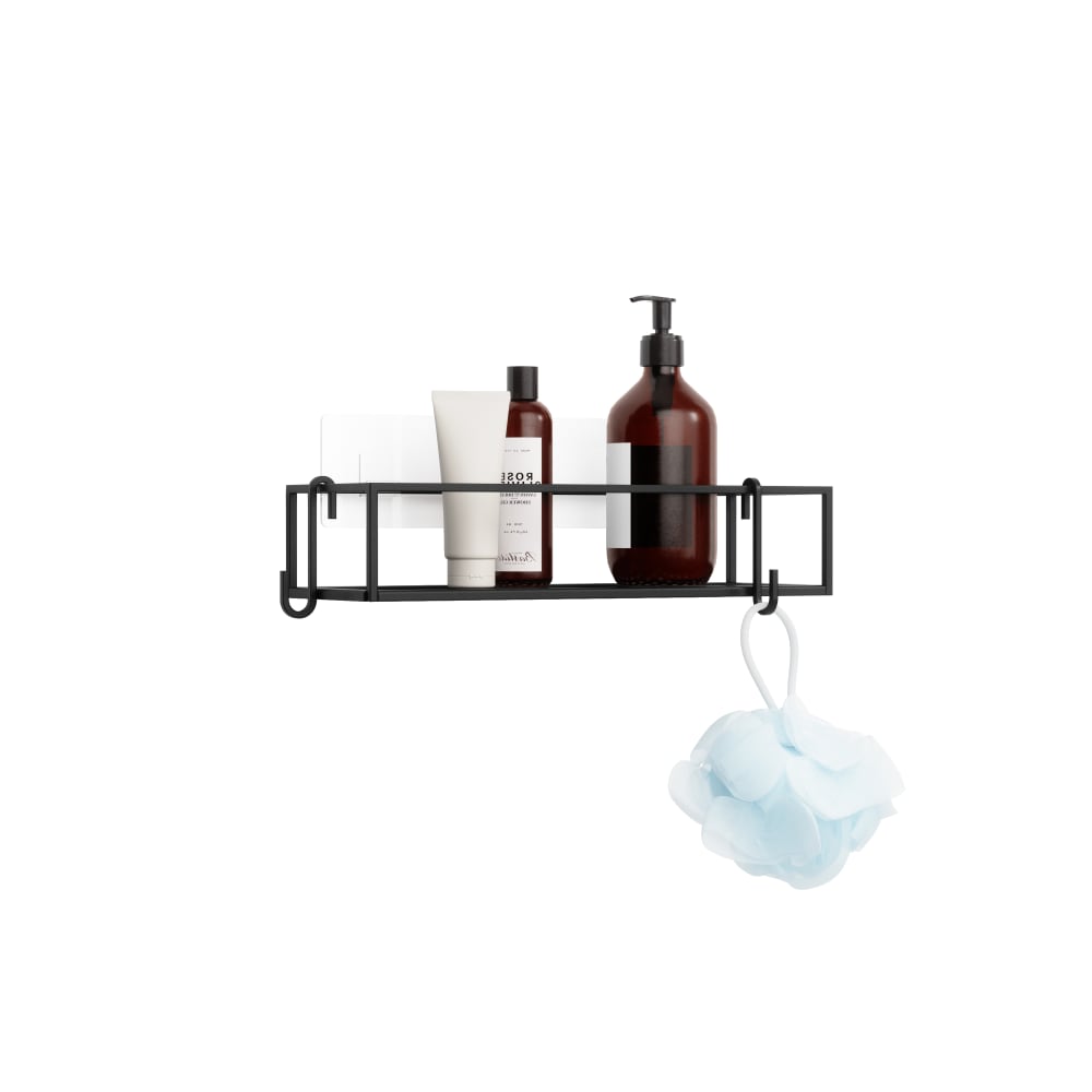 Umbra Set mit 2 Duschregalen style modern Schwarz Edelstahl