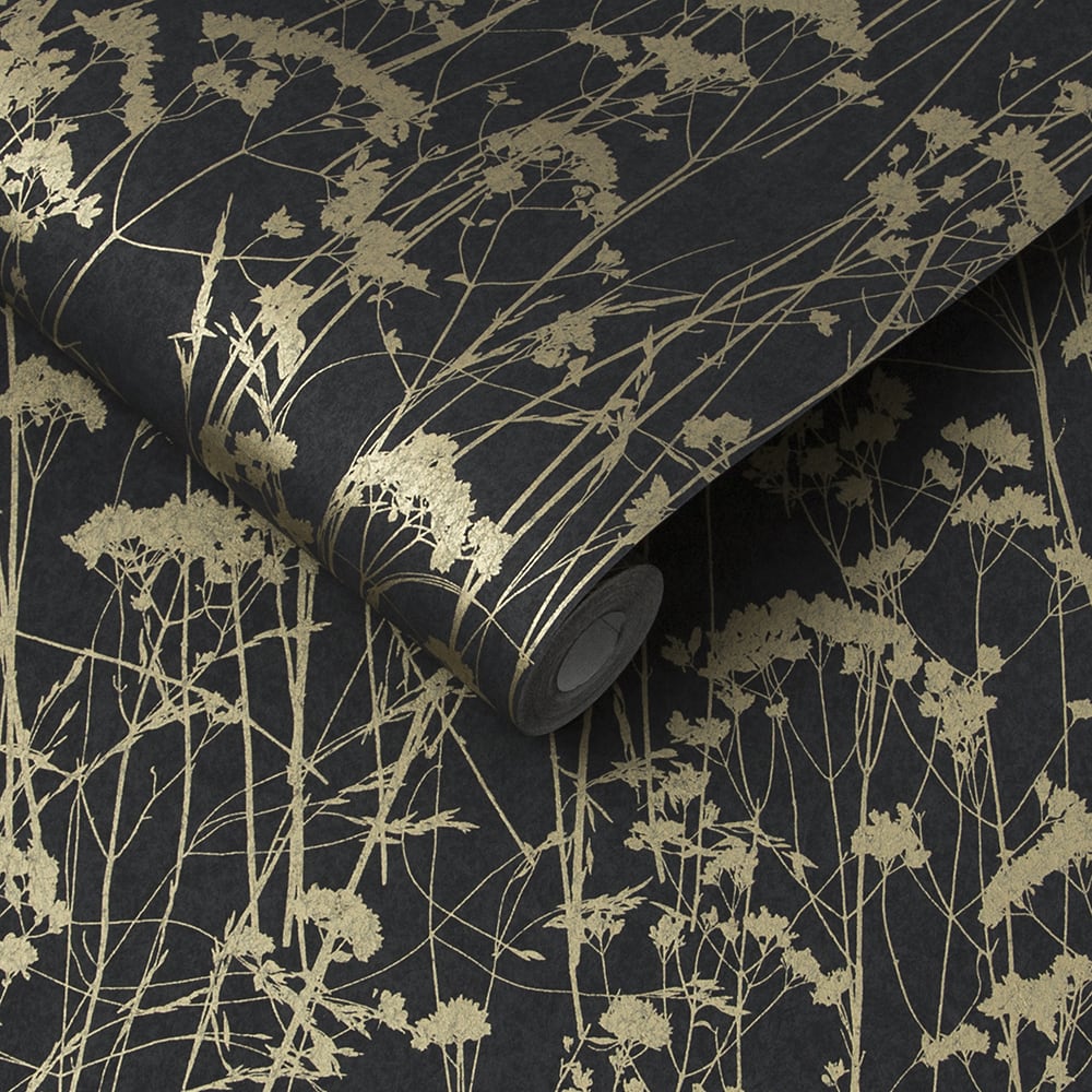 Papier peint grace noir or 1005x52cm — vue 4