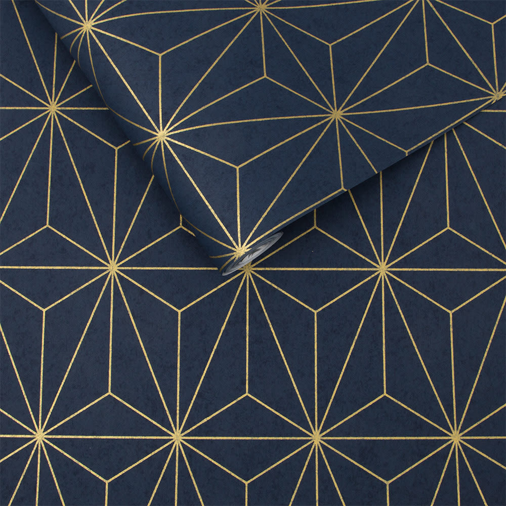 Papier peint prism bleu 1005x52cm — vue 4