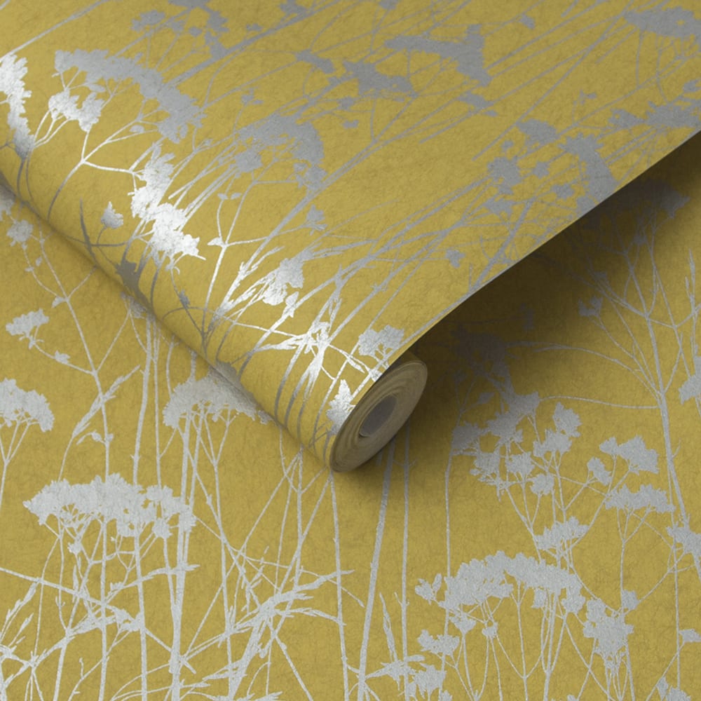 Papier peint grace jaune doré 1005x52cm — vue 4