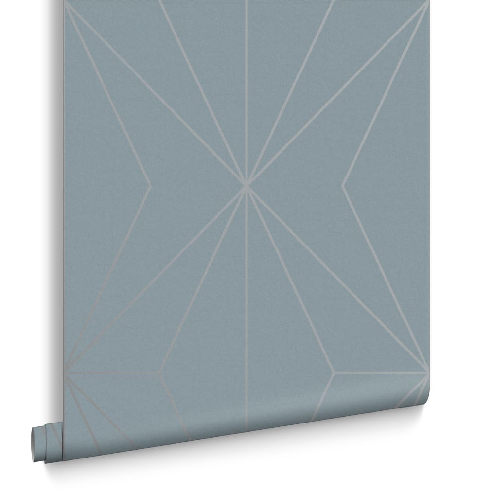 Papier peint harmony bleu argent 1005x52cm — vue 3