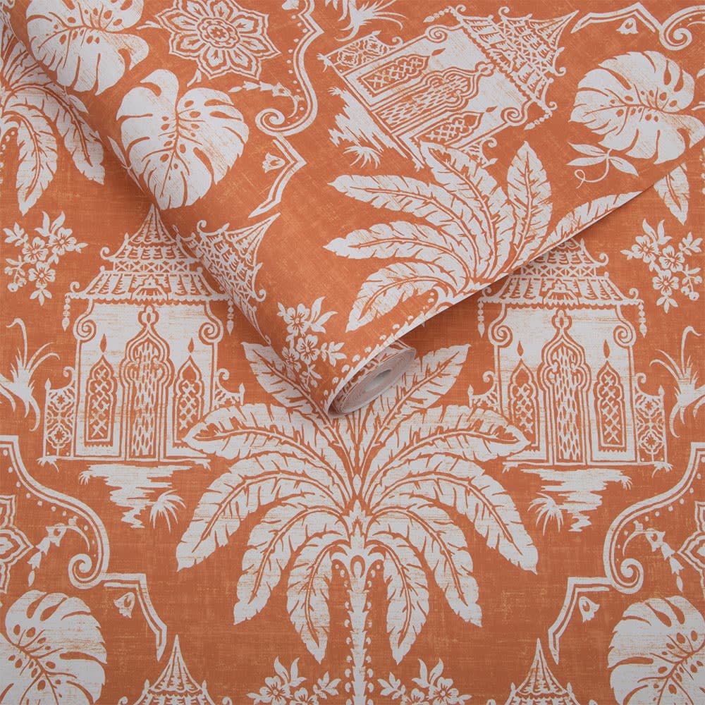 Papier peint imperial orange 1005x52cm — vue 4