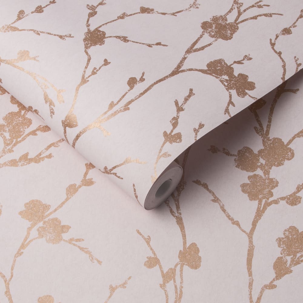 Papier peint meiying rose cuivre 1005x52cm — vue 4