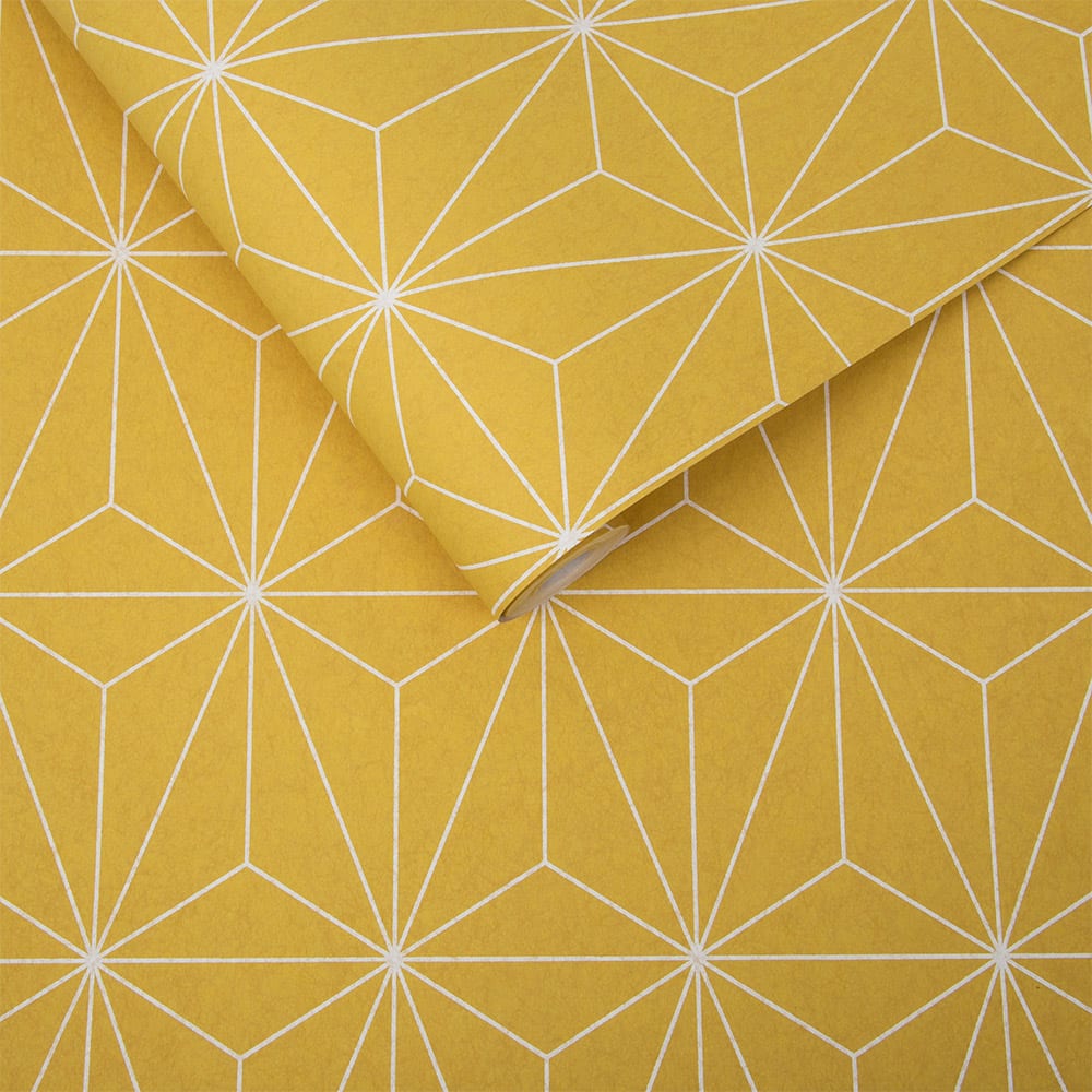 Papier peint prism jaune 1005x52cm — vue 4