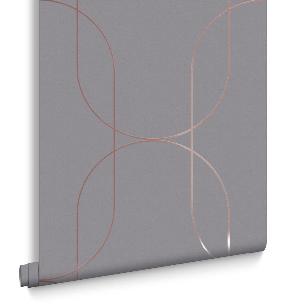 Papier peint palais gris or rosé 1005x52cm — vue 3