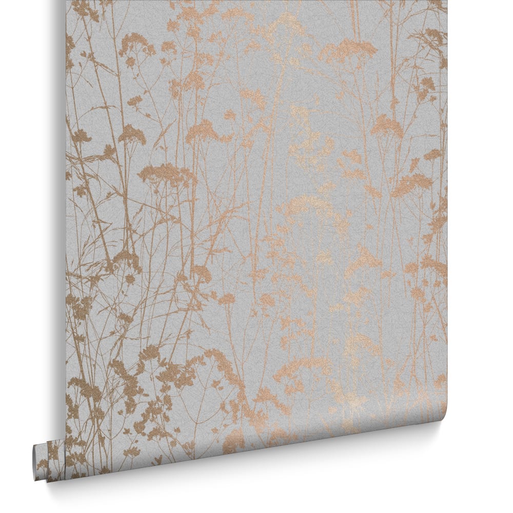 Papier peint grace gris bleuté 1005x52cm — vue 3