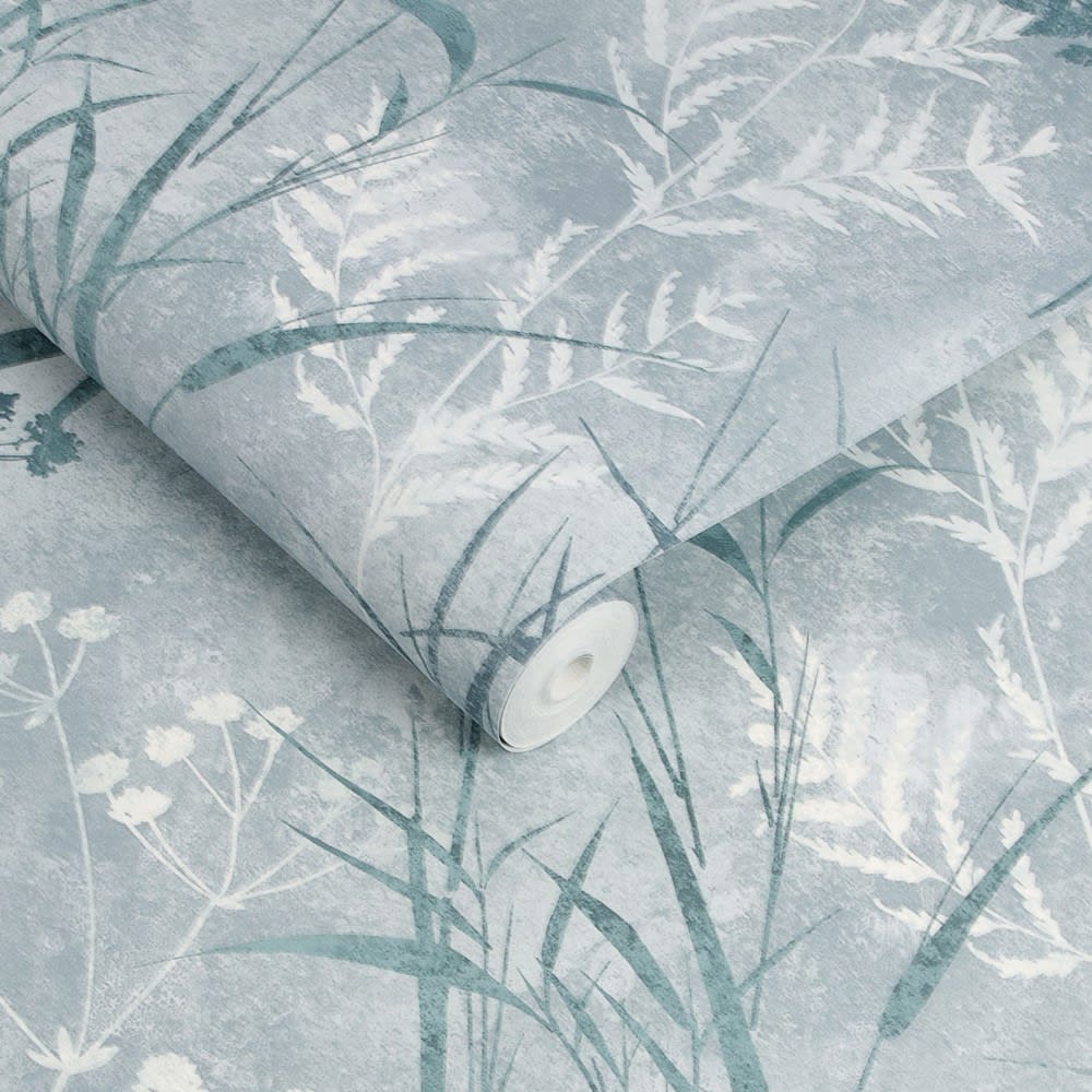 Papier peint restore bleu clair 1005x52cm — vue 4