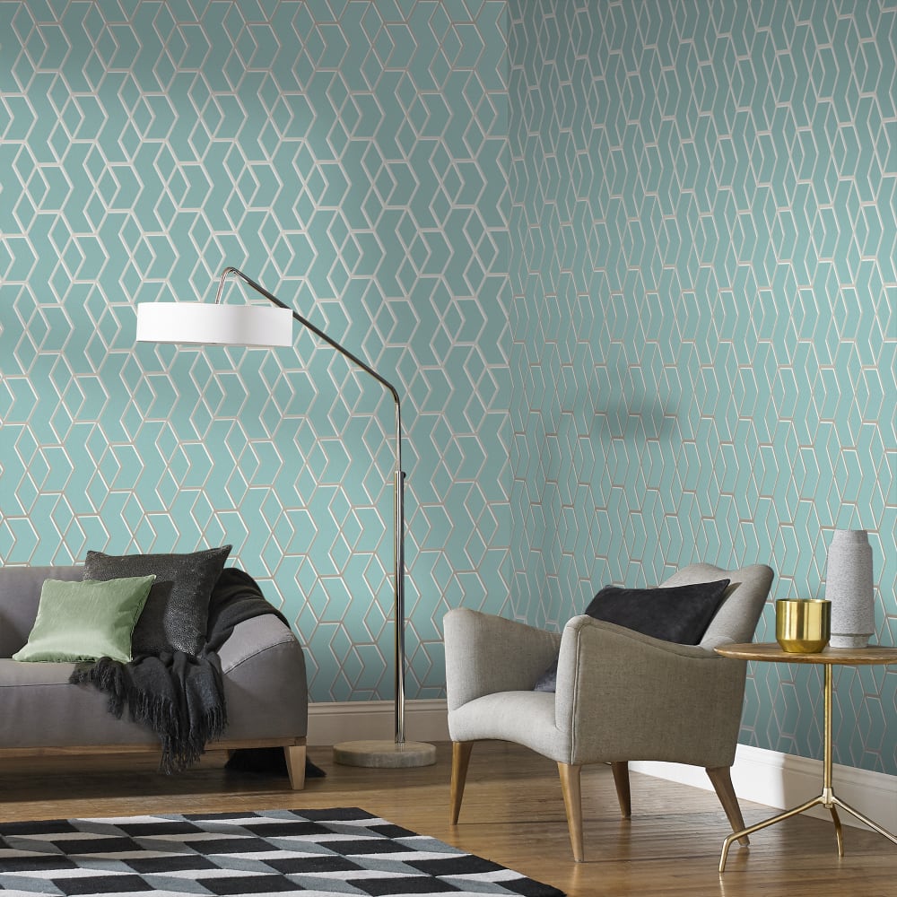 Papier peint archetype - vert