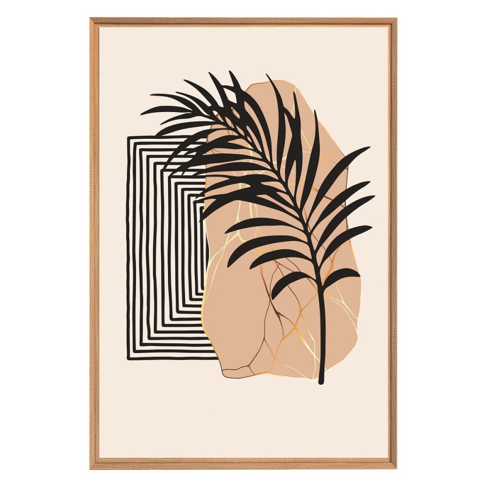 Tableau+mural+encadre+feuille+65x97