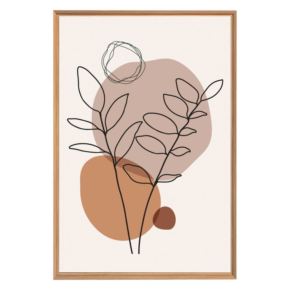 Tableau+mural+encadre+fleur+65x97