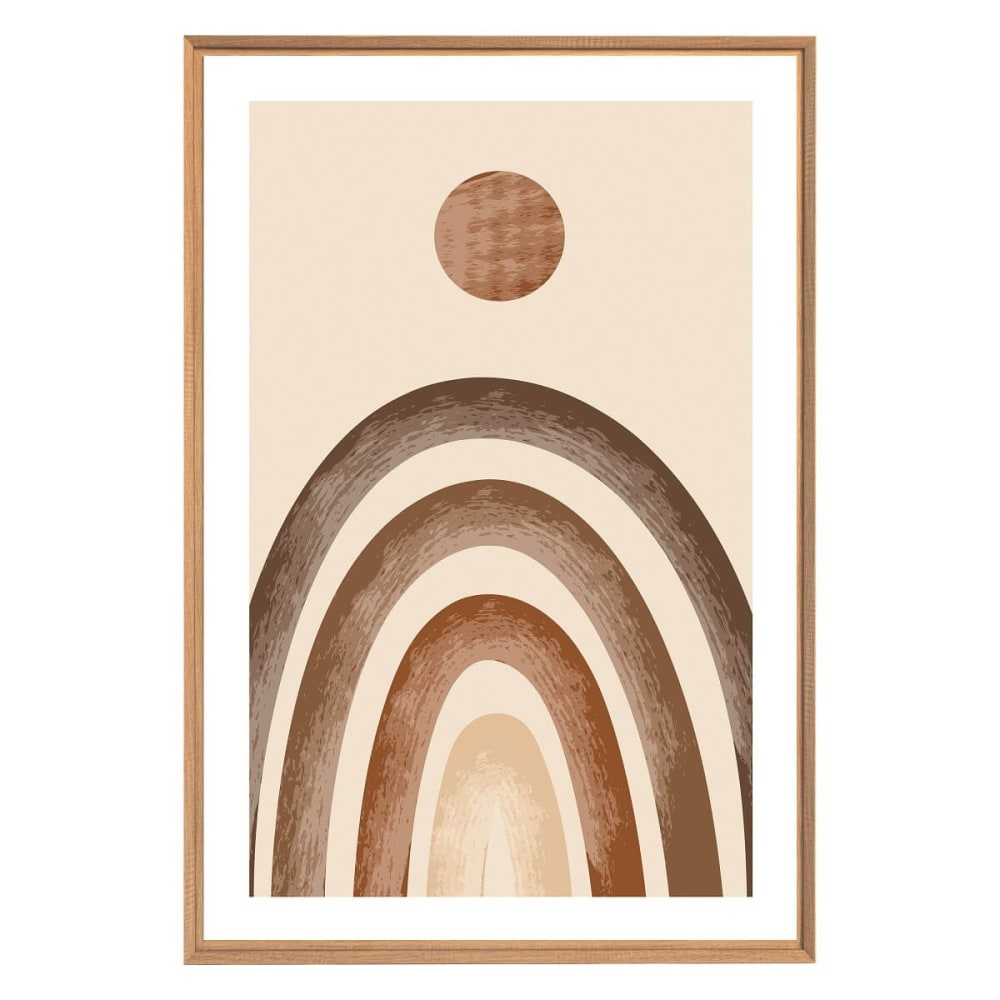 Tableau+mural+encadre+arc+en+ciel+65x97