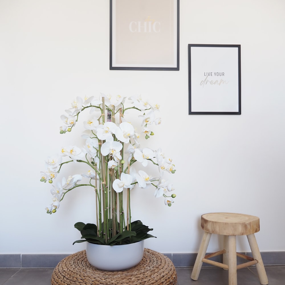 Orchidée artificielle 80cm — vue 4