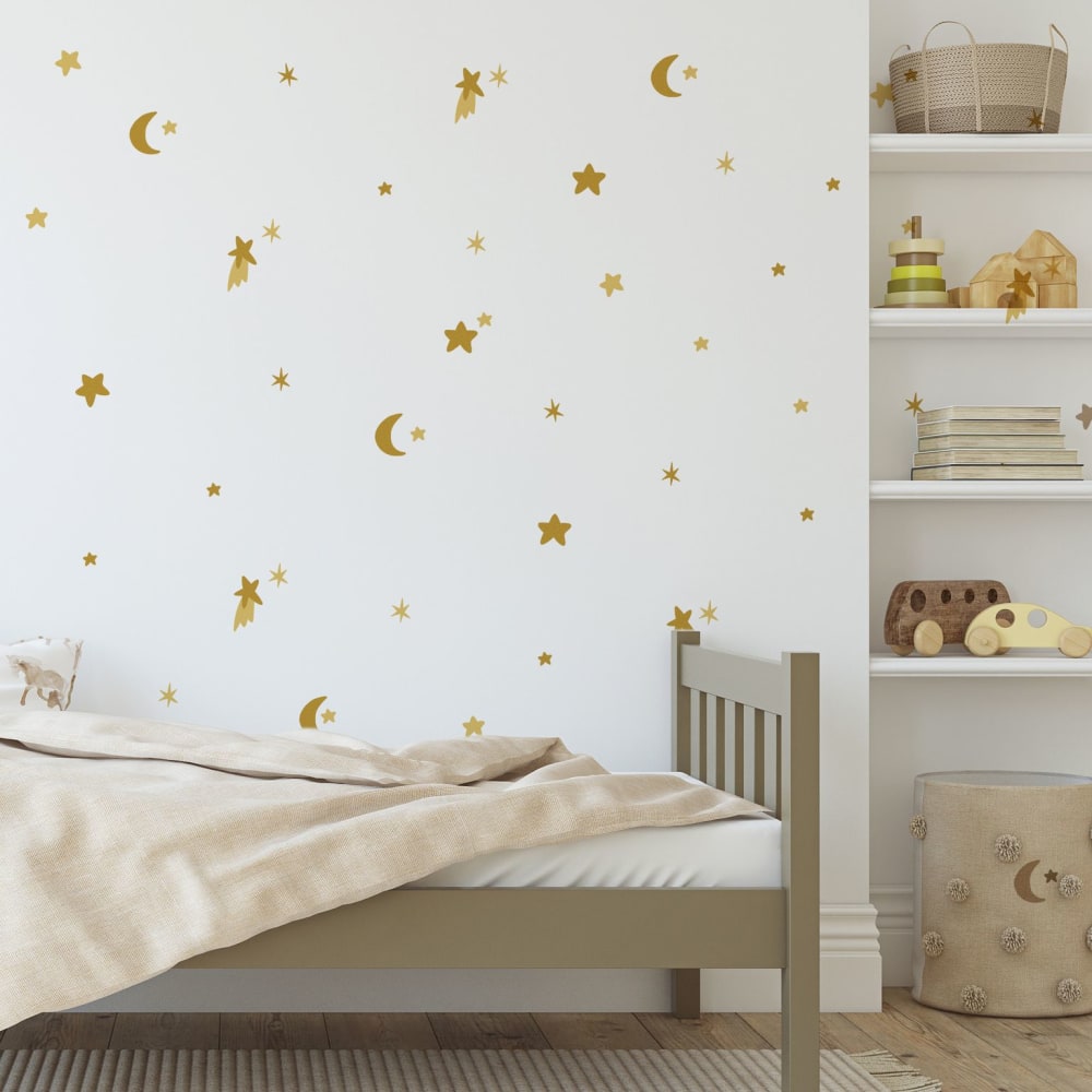 Vinilos decorativos estrellas y lunas arena - Maisons du Monde