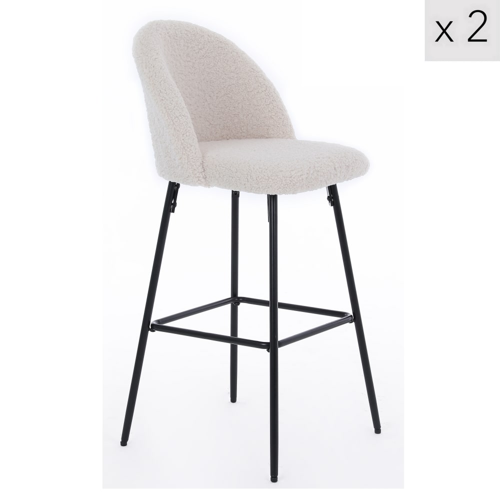 Lot de 2 tabourets de