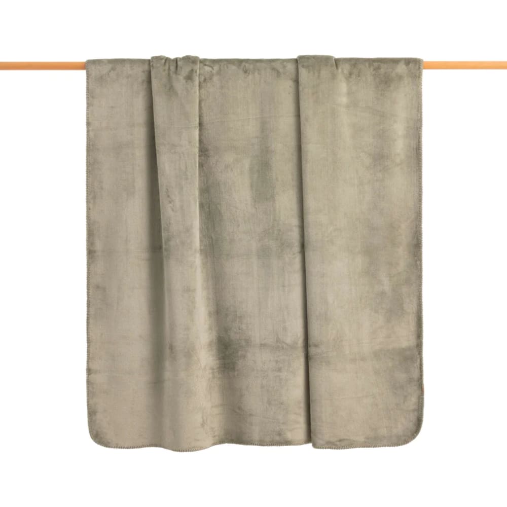 Manta extrasuave reversible sedalina-sherpa army green - 150x200 cm