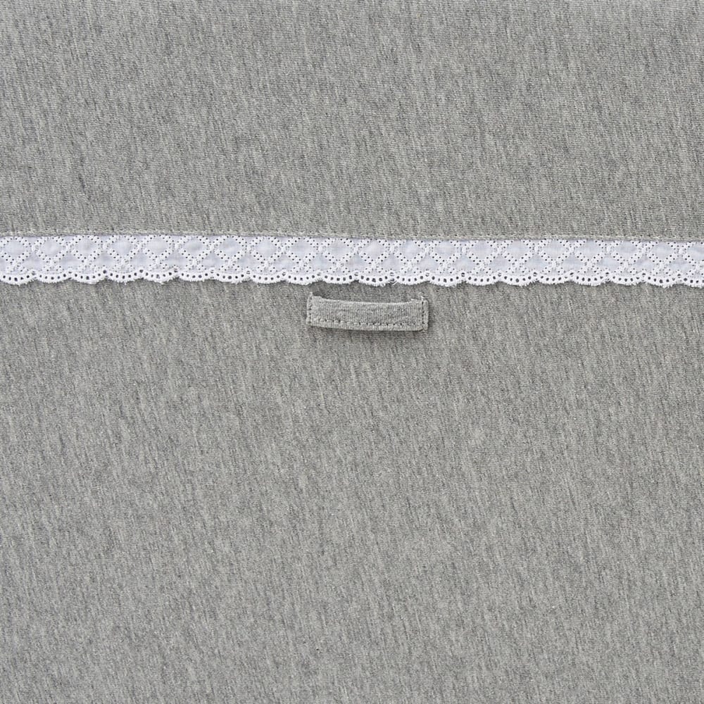 Tour de lit bébé coton gris 180 cm - image 3