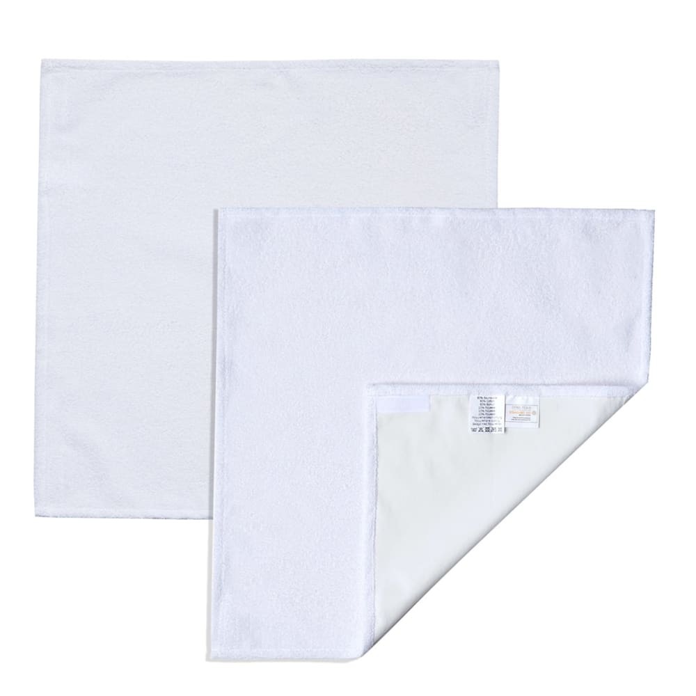 Lot 2 housses de matelas imperméables coton blanc 37x53 cm