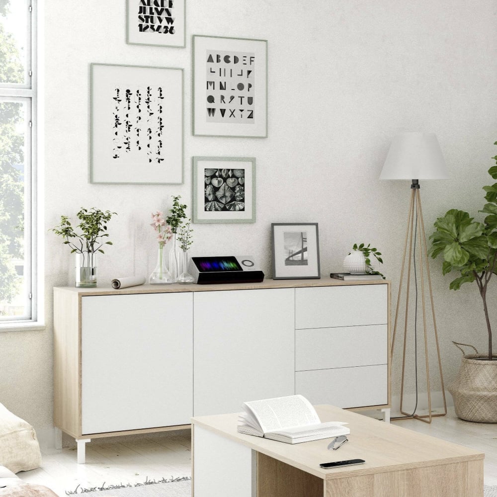Credenza marrone rovere 41x154x75h cm - Dmora